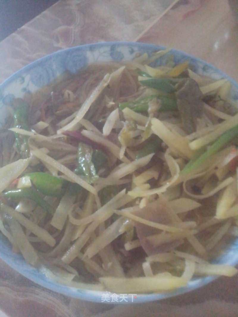 爱心青椒土豆丝的做法