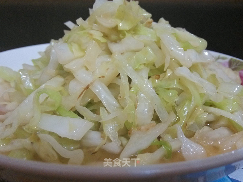清炒包菜丝的做法