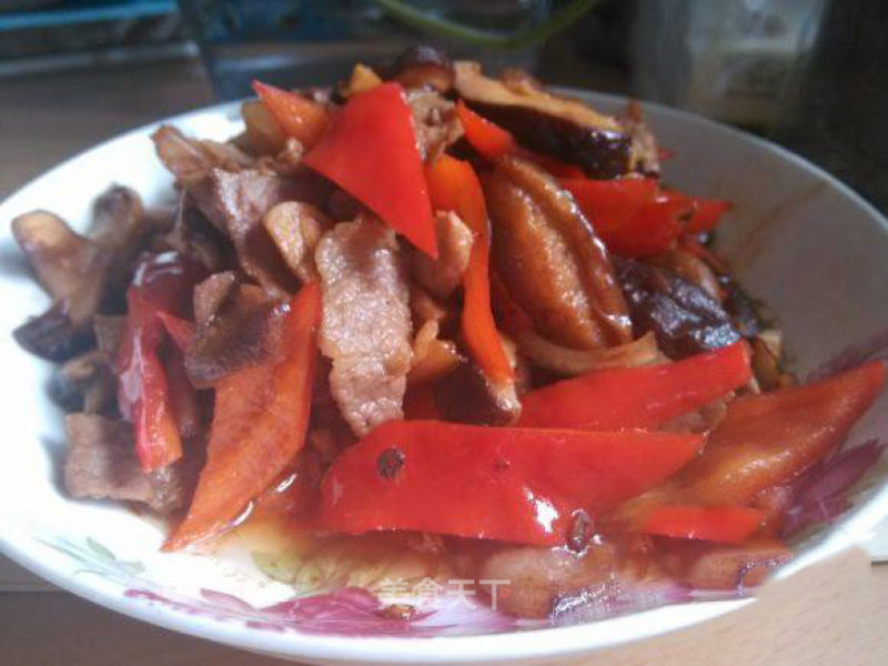 香菇炒肉的做法