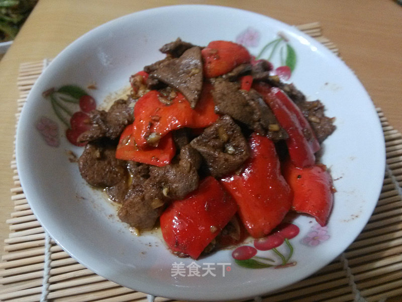 炒猪肝的做法