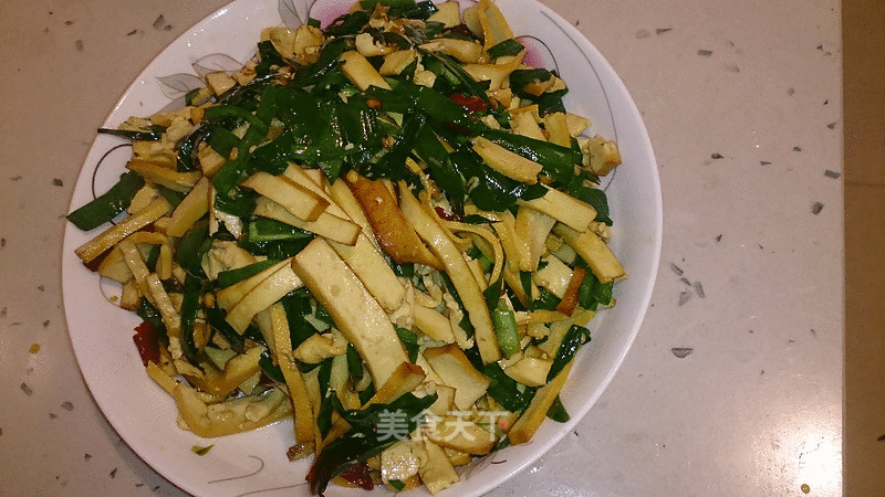 香干韭菜的做法
