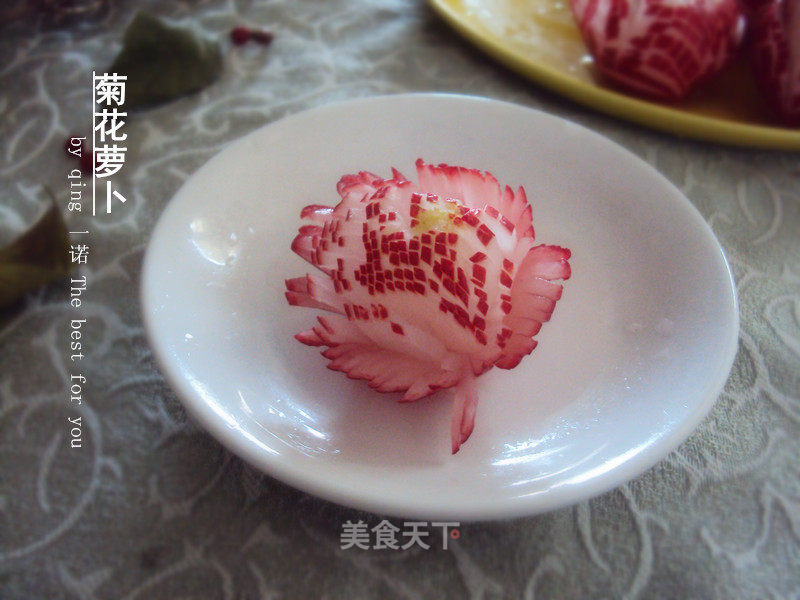 菊花萝卜的做法