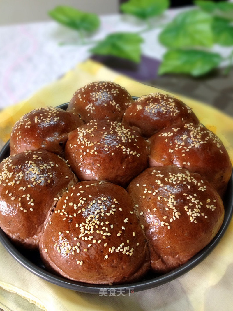 酒酿可可小餐包的做法
