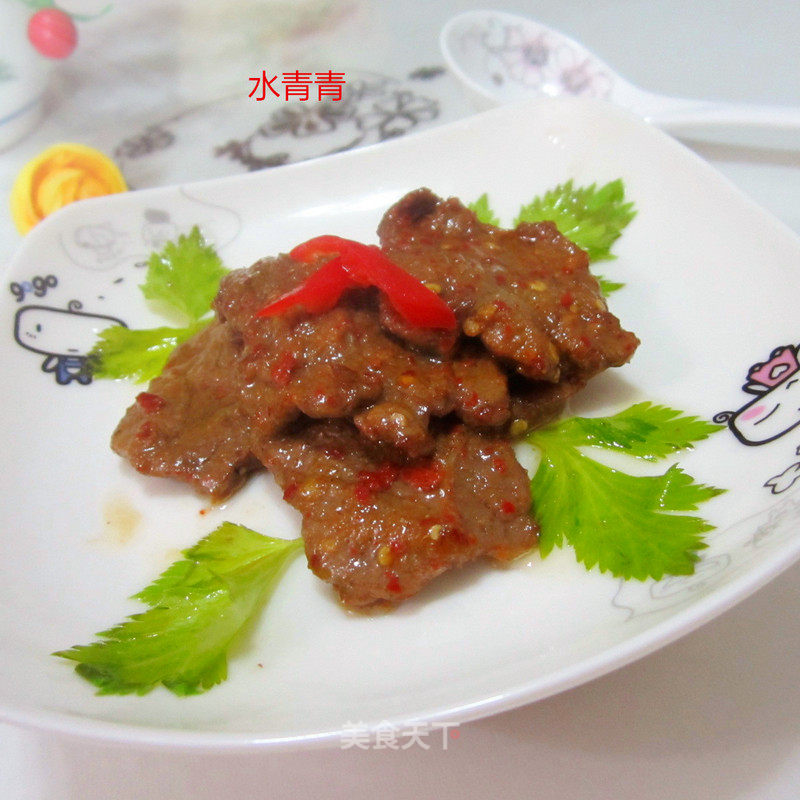 煎牛肉片的做法