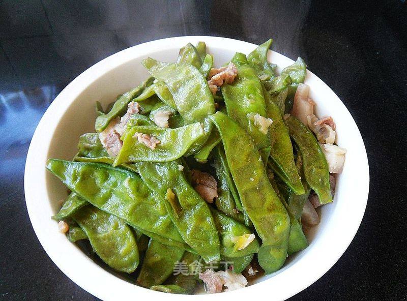 肉片扁豆的做法