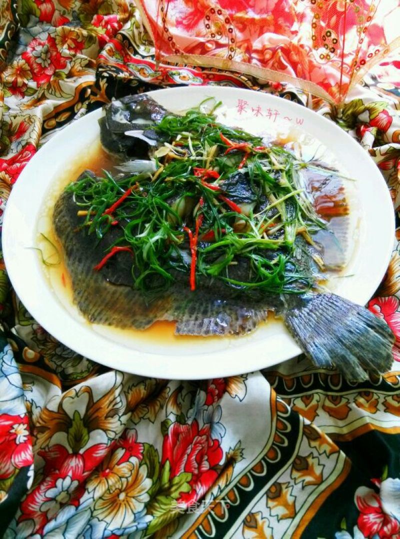 清蒸多宝鱼的做法