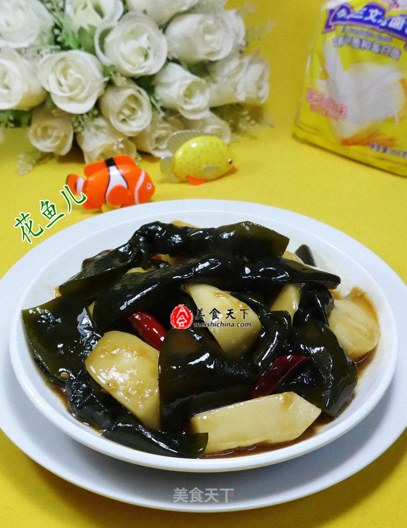 海带结煮年糕的做法