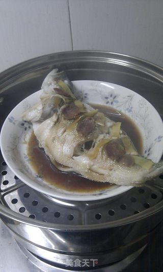 苏式清蒸鲈鱼的做法步骤：5