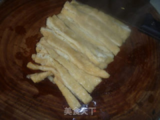 蒜香豆腐炒肉丝的做法步骤：5