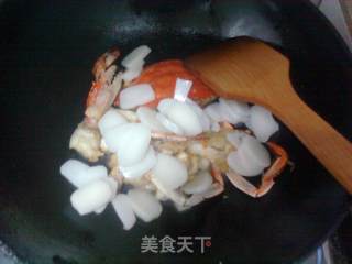 梭子蟹炒年糕——宴客菜轻松炒的做法步骤：10