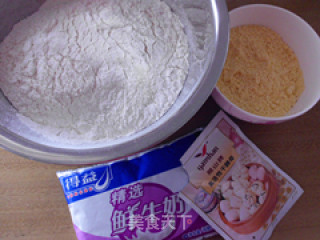 奶香玉米饼的做法步骤：1