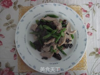 芦笋炒肉片的做法步骤：5