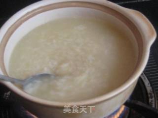 绿萼梅山药冰糖糯米粥的做法步骤：8
