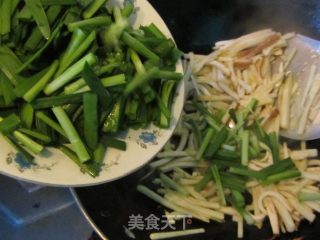 春韭炒双丝的做法步骤：6