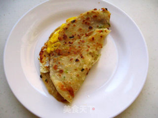 煎蛋葱油饼的做法步骤：18