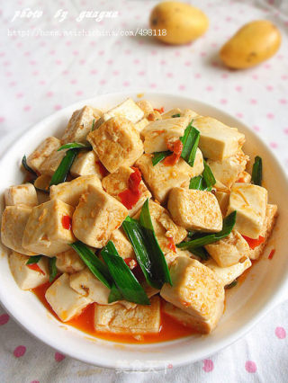 【豆腐的倾心吃法】回锅豆腐的做法步骤：9