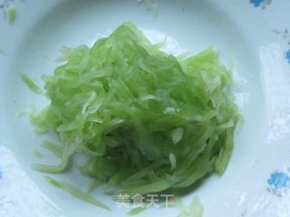 凉拌莴苣丝的做法步骤：6