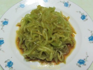 凉拌莴苣丝的做法步骤：9