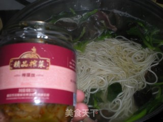 青菜牛肉面的做法步骤：13