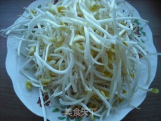 素炒黄豆芽的做法步骤：3