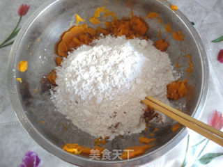 肉末雪里红南瓜面的做法步骤：4