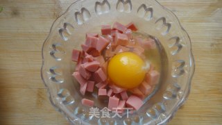 火腿鸡蛋炸酱面的做法步骤：5