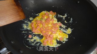 火腿鸡蛋炸酱面的做法步骤：6