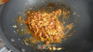 火腿鸡蛋炸酱面的做法步骤：7