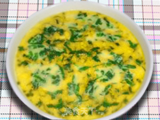 宝宝食谱之：蔬菜（肉松）鸡蛋羹的做法步骤：4