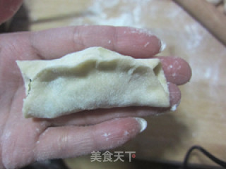 素三鲜锅贴的做法步骤：9