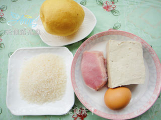 肉泥豆腐KT猫套餐的做法步骤：1