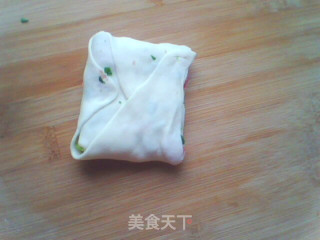 香葱猪肉千层饼的做法步骤：7