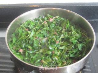 花生酱火腿肠菠菜塔的做法步骤：5