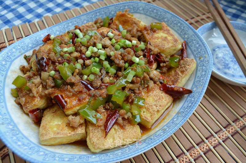 香煎辣豆腐的做法