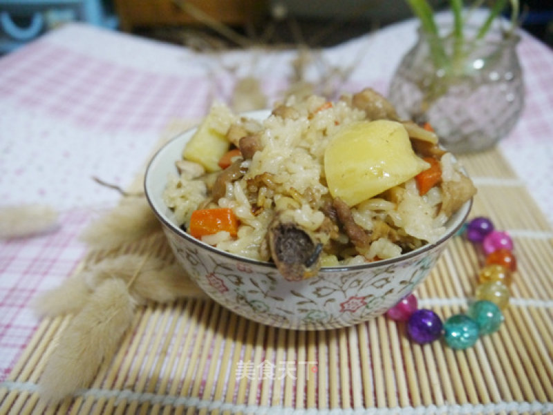黄焖鸡米饭---家庭版鸡煲饭