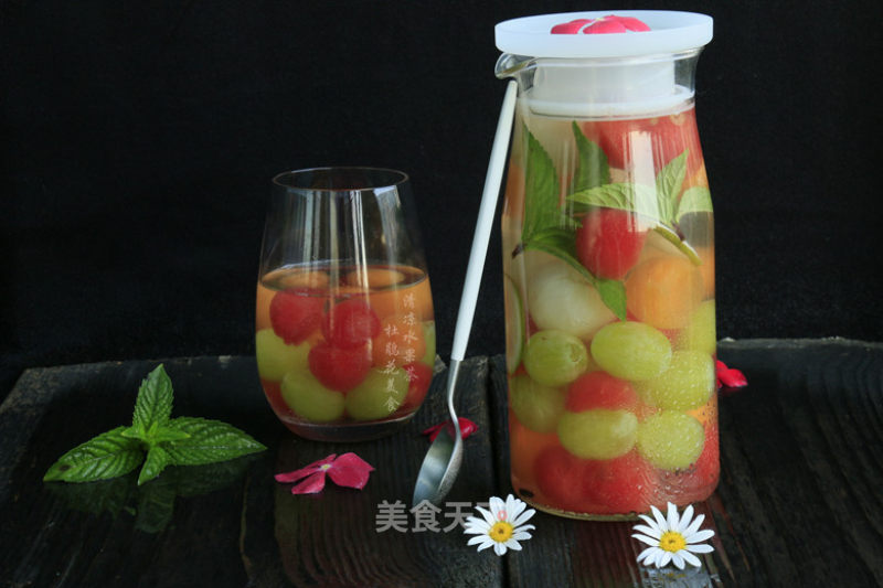 夏日清凉水果茶的做法