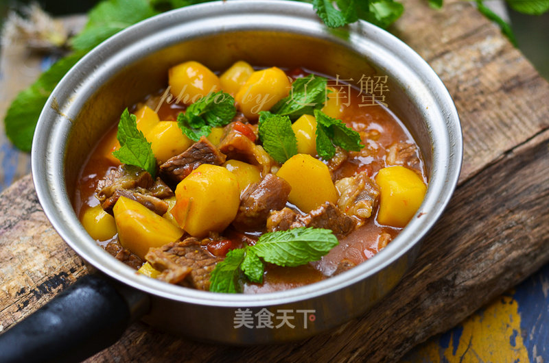 小土豆烧牛肉的做法