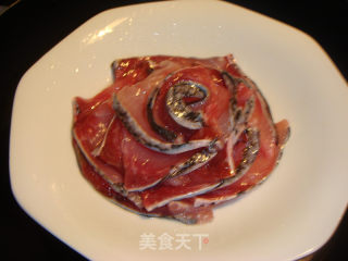 清蒸鱼片花的做法步骤：6
