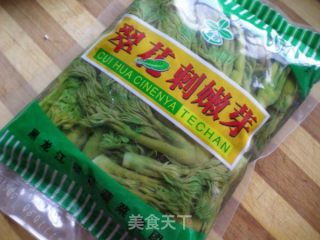 红油拌山野菜的做法步骤：1