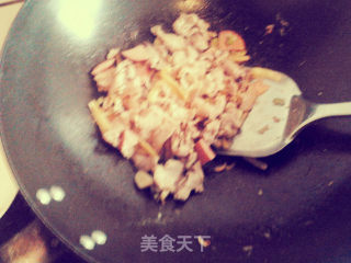 姜酱火腿肉的做法步骤：4