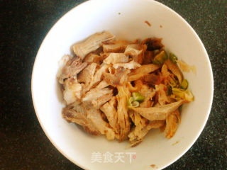 南瓜捞肉的做法步骤：3