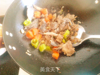 南瓜捞肉的做法步骤：5