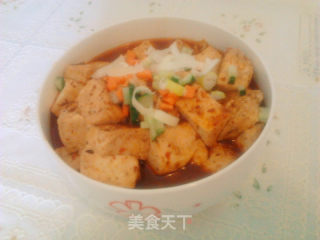 雪花麻辣小豆腐的做法步骤：13