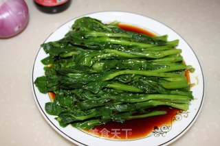 超级简单的时令菜----凉拌菜柳的做法步骤：7