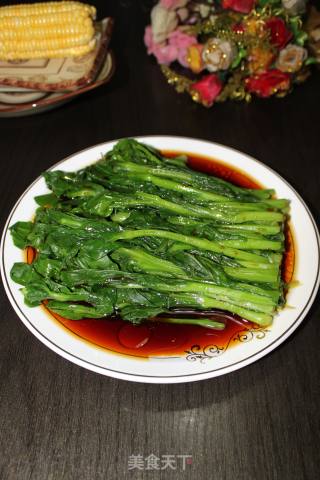 超级简单的时令菜----凉拌菜柳的做法步骤：9