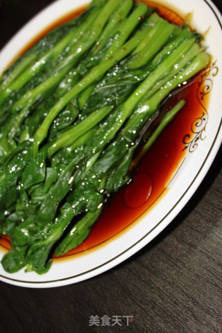 超级简单的时令菜----凉拌菜柳的做法步骤：10