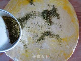 西北口味的苦豆发面大饼的做法步骤：6