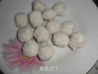 小白菜虾丸汤的做法步骤：2