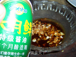 麻辣蒜香菠菜墩的做法步骤：6