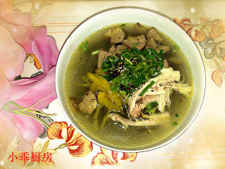 【平淡的幸福】鸡汤鸡肝粉的做法步骤：8